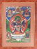 Tibetan Thangka Painting Opaque Pigments on Linen