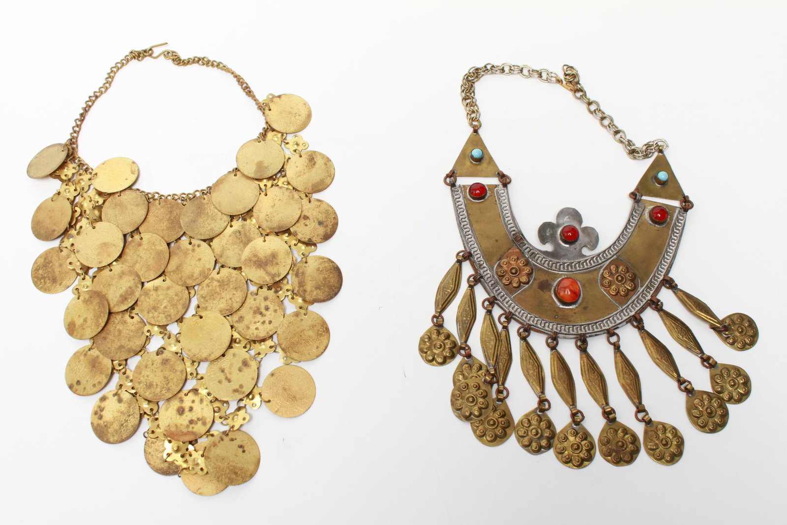 Middle Eastern Tribal Ethnic Metal Necklaces, 2 (1 of 4)