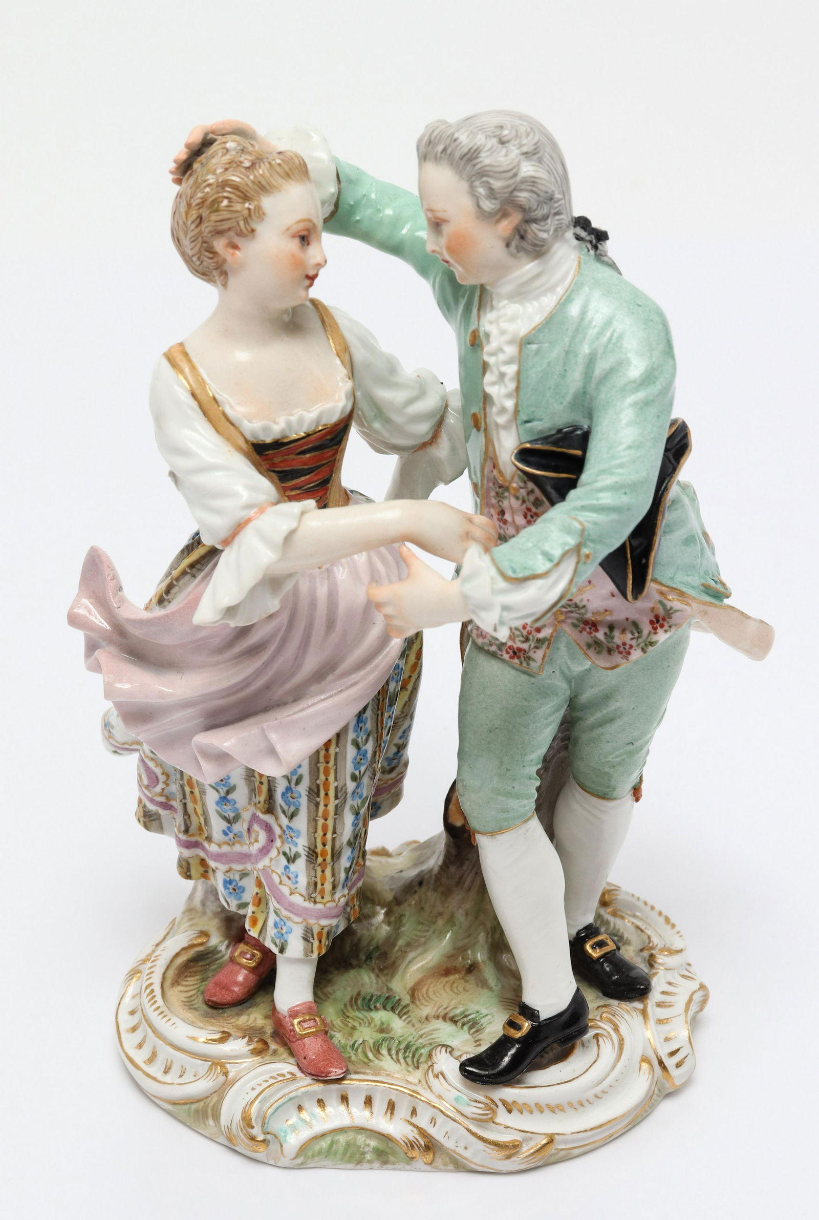 Meissen Porcelain Figural Group, Dancing Couple (1 of 6)