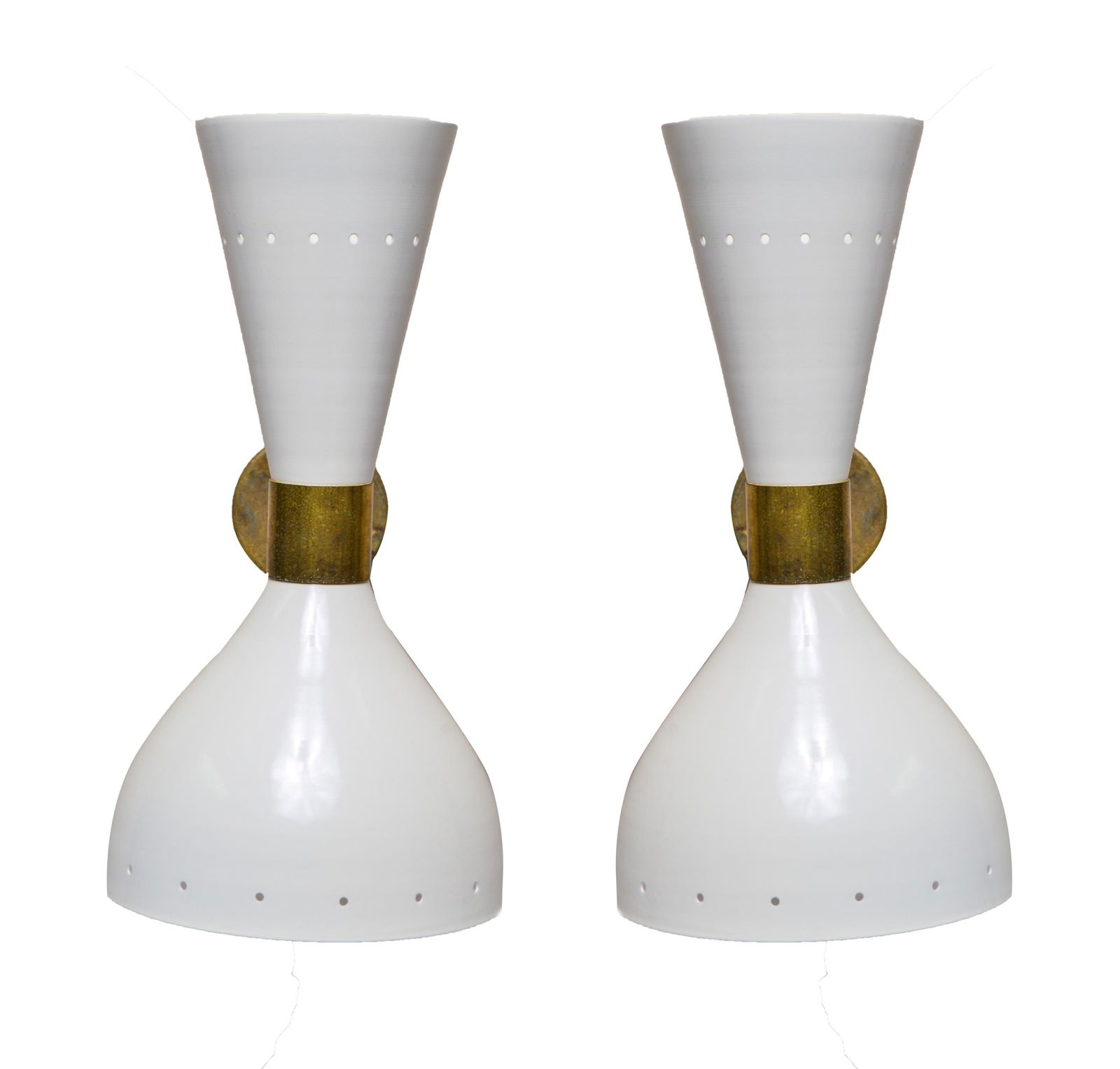 Stilnovo Attributed Modern Two-Light Sconces, Pair (1 of 4)