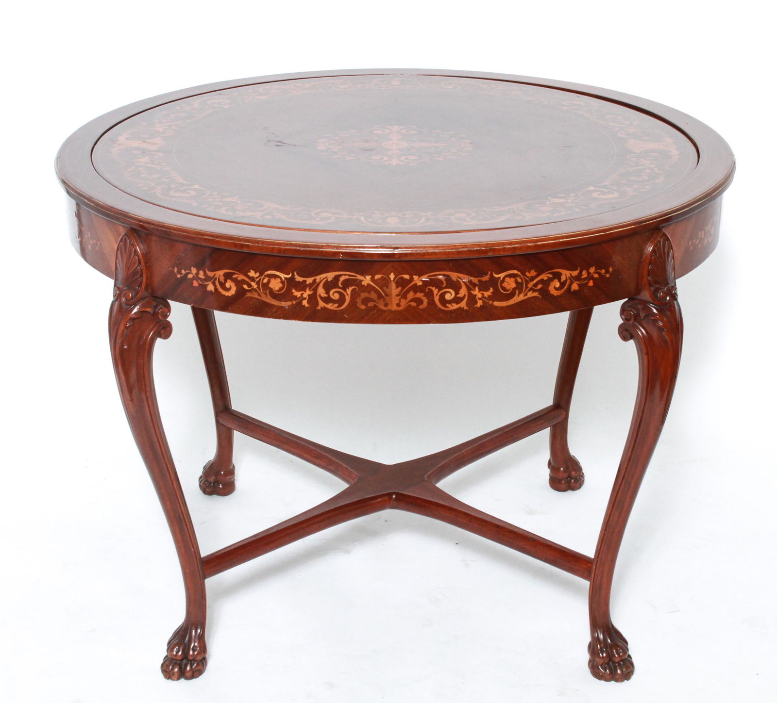 Horner Attributed Marquetry Card / Game Table (1 of 18)