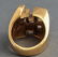 Le Beau 18K Yellow Gold & Diamond "SHIT" Ring - 4
