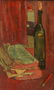 Joseph Solman "The Dictionary" Oil on Board - 2