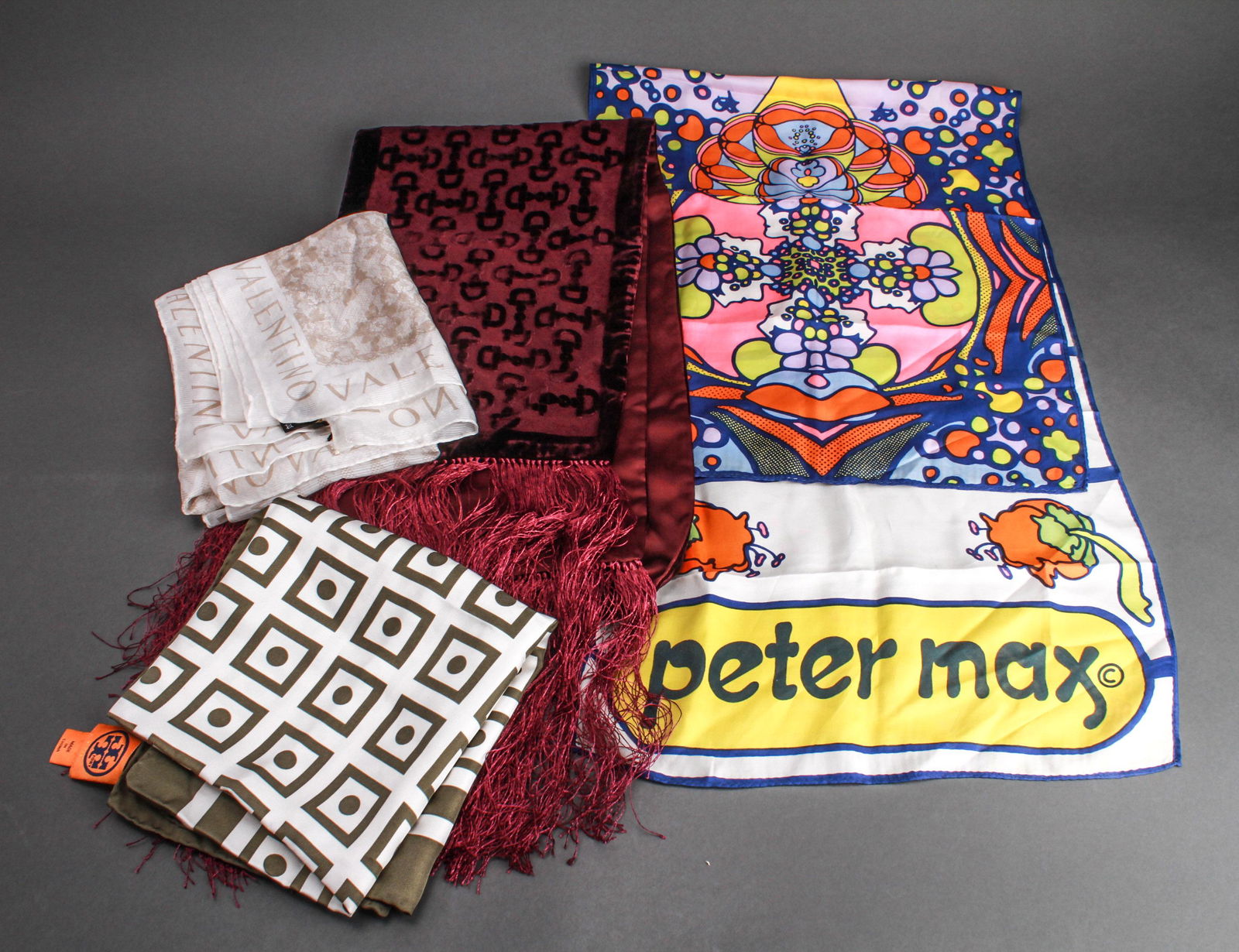 Designer Scarves, Valentino, Peter Max, Gucci, 4 (1 of 5)