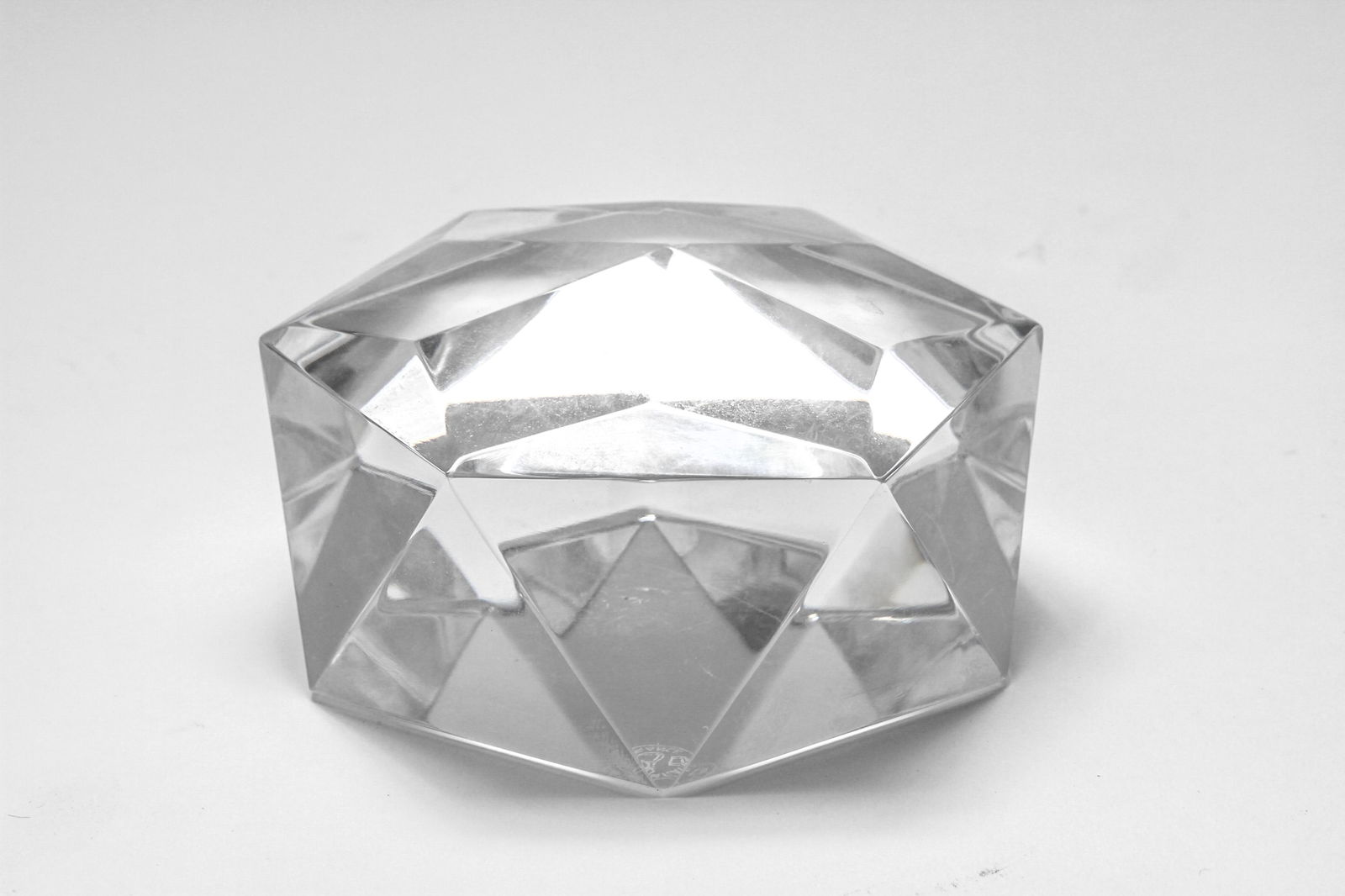 Baccarat Faceted Crystal Paperweight (1 of 6)