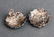 Group of Navajo Silver Turquoise Earrings 2 Pr - 3