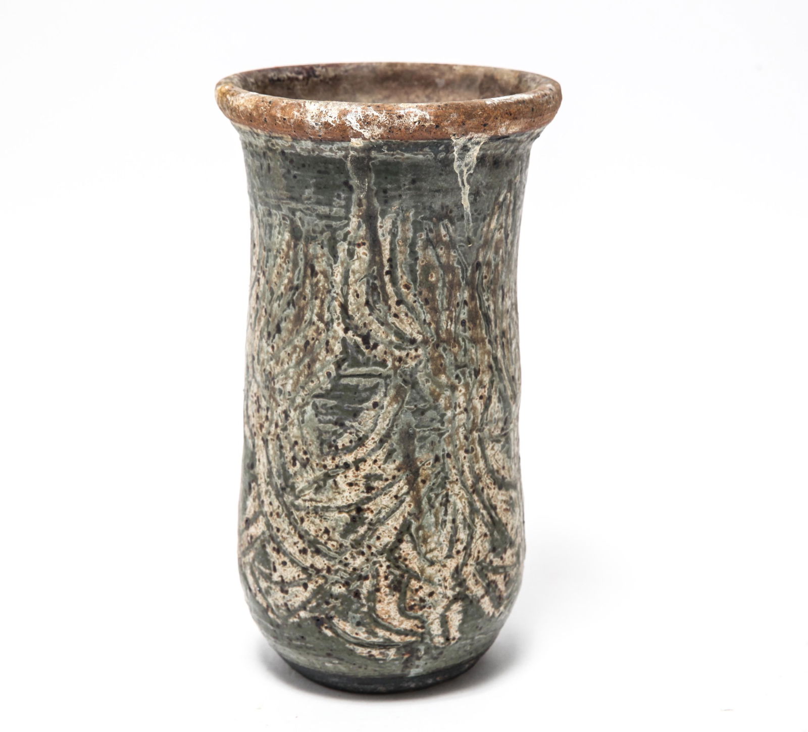 Danish Modern Style Stoneware Art Pottery Vase (1 of 3)