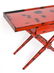 Modern Asian Manner Red Lacquer Console Table - 3