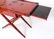 Modern Asian Manner Red Lacquer Console Table - 5