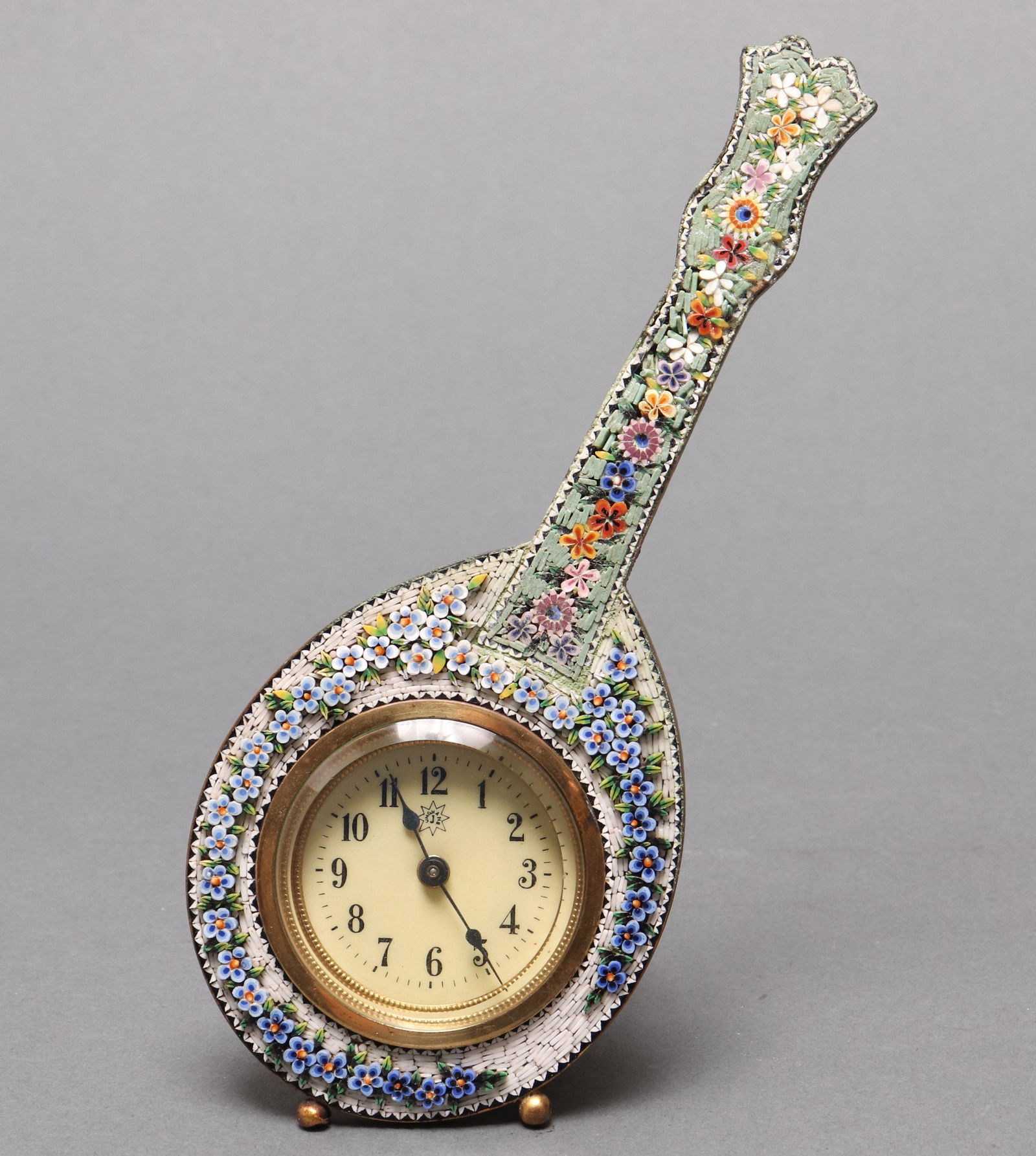 Micromosaic Mandolin Form Junghans Clock (1 of 4)