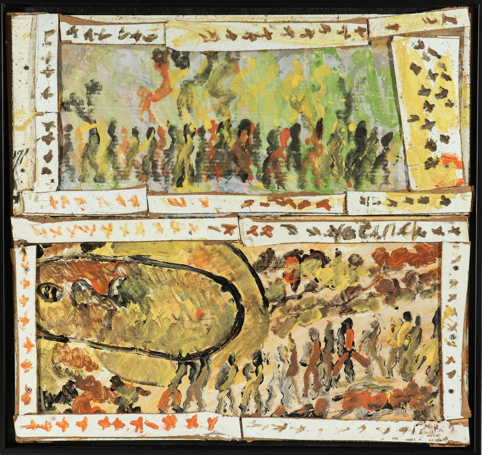 Purvis Young Folk / Outsider Art Mixed Media (1 of 7)