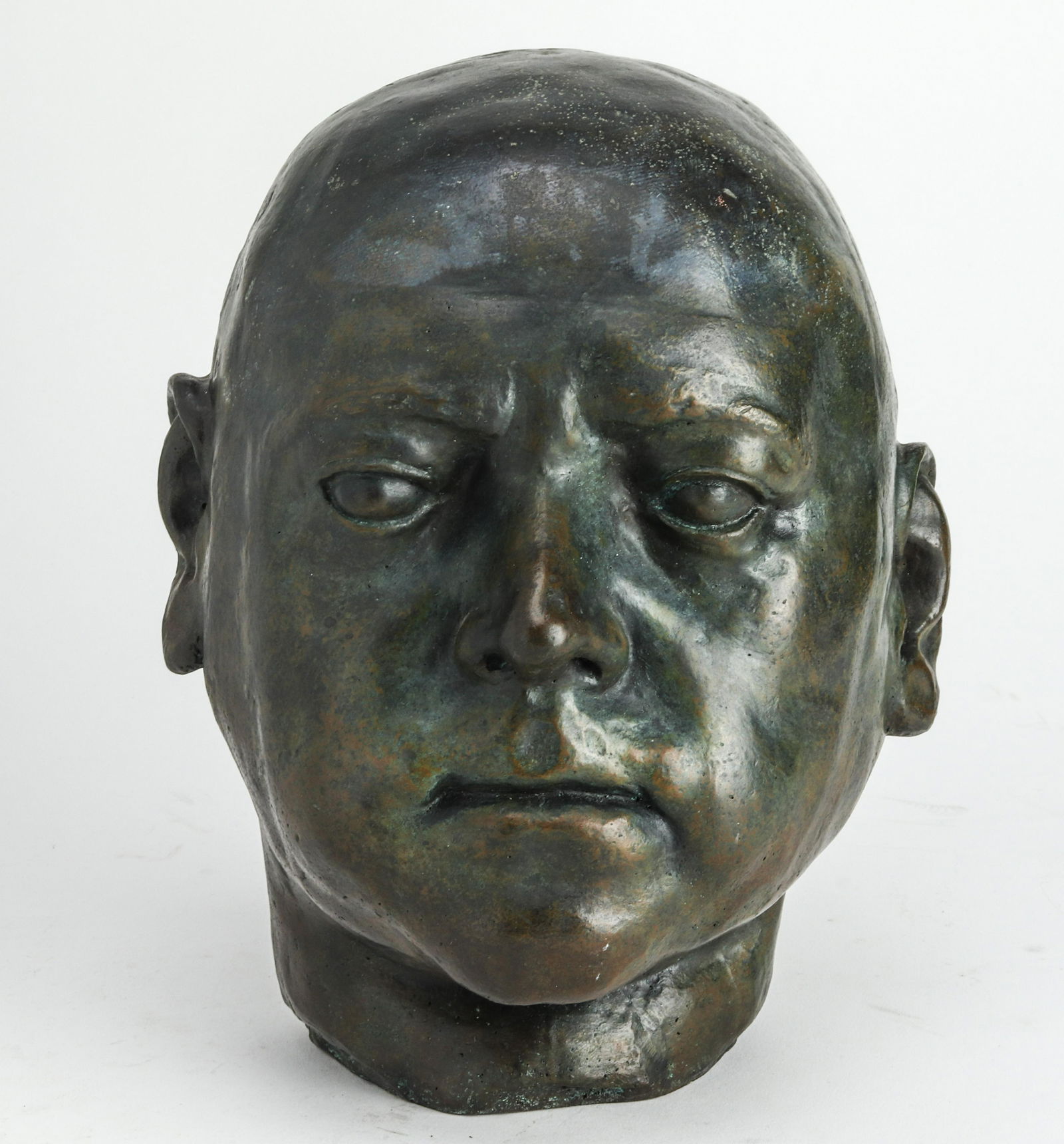 Modern Bronze Bust Sculpture Of A Man (1 of 7)