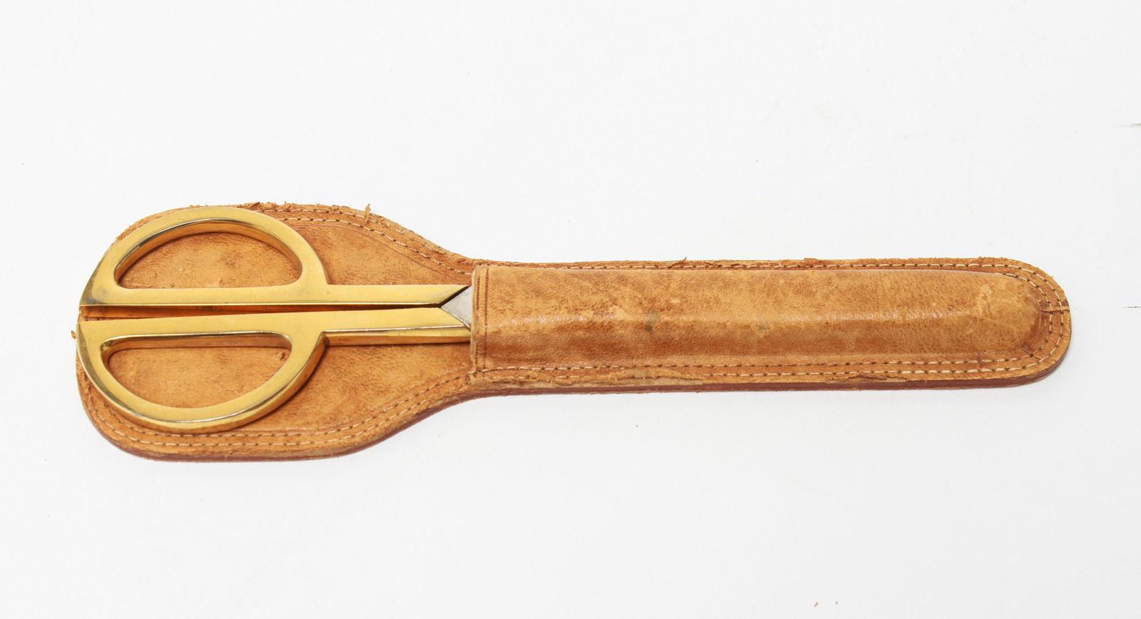 Italian Crane Brand Gilt-Steel Shears / Scissors (1 of 7)