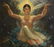 Folk Art Female Mystic Oil on Board - 2