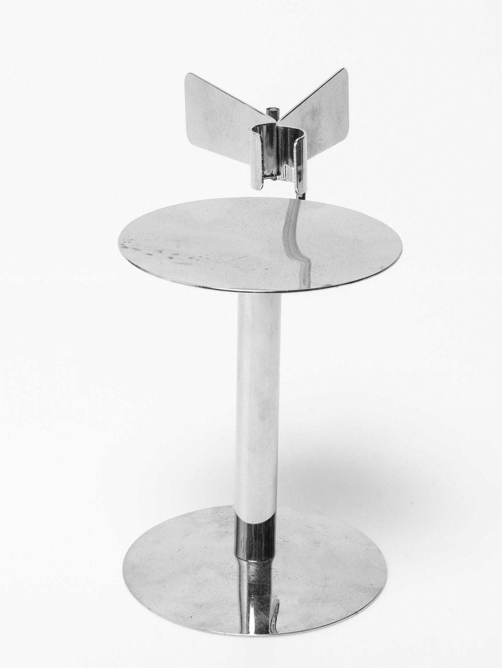 Mid-Century Michele de Lucchi Chrome Candleholder (1 of 3)
