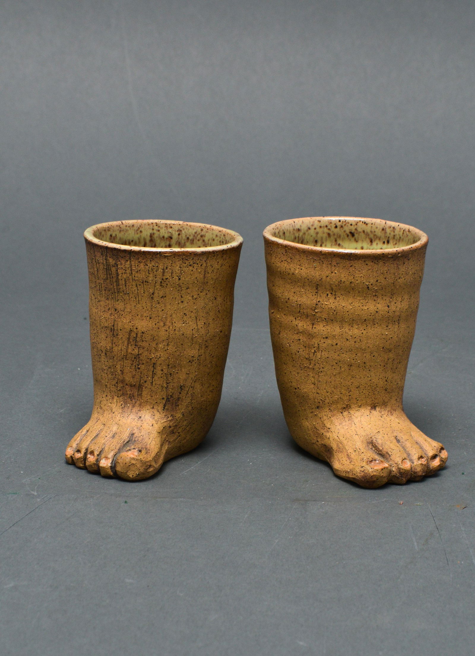 Marlen Studio Pottery Feet Form Vases, Pair (1 of 6)