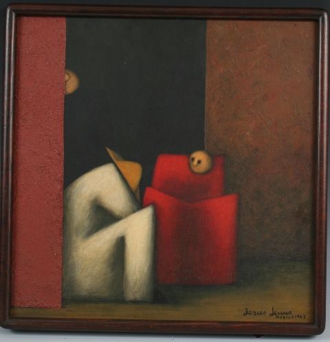 Jesus Leuus Acrylic Marble Painting Mexico