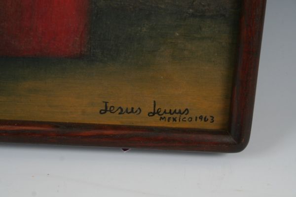 Jesus Leuus Acrylic Marble Painting Mexico - 4