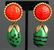 Isabel Canovas Gold-Tone & Enamel Fruit Earrings