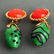 Isabel Canovas Gold-Tone & Enamel Fruit Earrings - 2