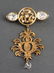 Yves Saint Laurent Gold-Tone Pendant Brooch
