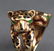 14K Yellow Gold & Enamel Dual Panther Head Ring - 5