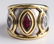 Boris Lebeau Platinum & 18K Diamond & Ruby Ring - 2