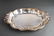 American Silver Grape Motif Shaped Oblong Tray