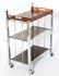 Mid-Century Chrome Rolling Bar Cart - 4