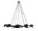 Serge Mouille Attr. Modern Ring Form Chandelier