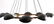 Serge Mouille Attr. Modern Ring Form Chandelier - 3