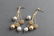 Milor 14K Yellow Gold, White Gold & Pearl Earrings - 5