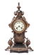 Baroque Style Bronze Mounted Mantel Clock, Antique