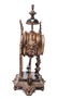 Baroque Style Bronze Mounted Mantel Clock, Antique - 3
