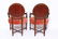 Baker Louis XVI Manner Dining Armchairs, Pair - 3