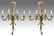 Louis XVI Manner Gilt Bronze Wall Sconces, Pair