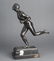 Bronze Running Athlete Figural Sculpture - 3