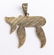Judaica 14K Yellow Gold Large Chai Pendant