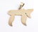 Judaica 14K Yellow Gold Large Chai Pendant - 2