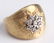 Buccellatti Style 18K Yellow Gold & Diamond Ring