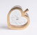 14K Yellow Gold & Diamond Acrylic Heart Pendant