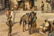 J.C. Frisch Orientalist Scene Oil on Canvas - 4