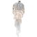 Venini Triedri Murano Glass Cascading Chandelier