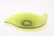 Modern Art Glass Green Freeform Platter