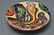 Artist Signed Modern Hand-Painted Ceramic Plate