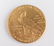 1912 Indian Head $5 Half Eagle Gold Coin - 2