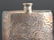 Art Deco Style Hammered Silver Flask - 2