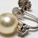 14K White Gold, Diamonds & Pearls Earrings Pr - 4