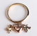 14K Tri-Gold Children & Heart Charm Ring