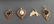 14K Yellow Gold Diamond & Garnet & Pearl Pendants